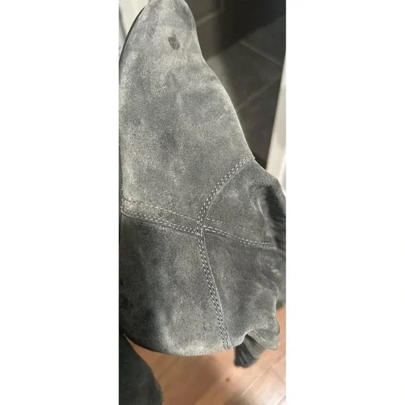 Chinese Laundry Tripin Gray Suede Over The Knee Boots Women Size 8.5 - Picture 6 of 6